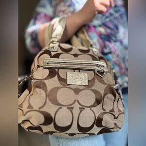 COACH *DAISY* Signature Satchel Purse